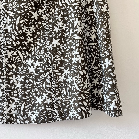 EB | Vintage Floral Linen Skirt - Picture 2 of 4